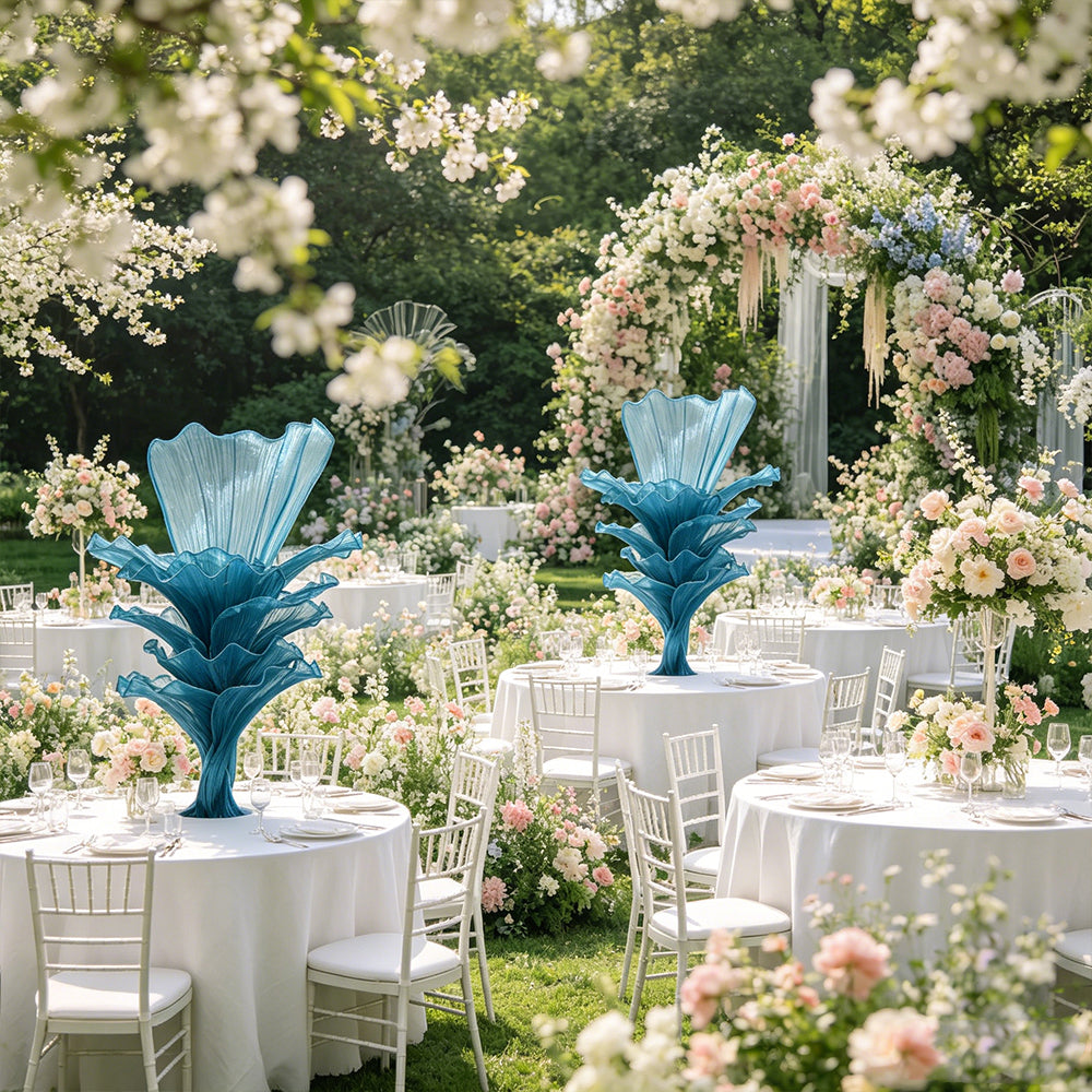 Flowerva "Ocean Love" Wedding Ceremony Deep Lake Blue