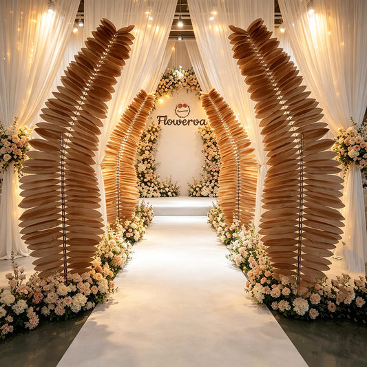 Flowerva Feather Drift Sculpture Wedding Decor