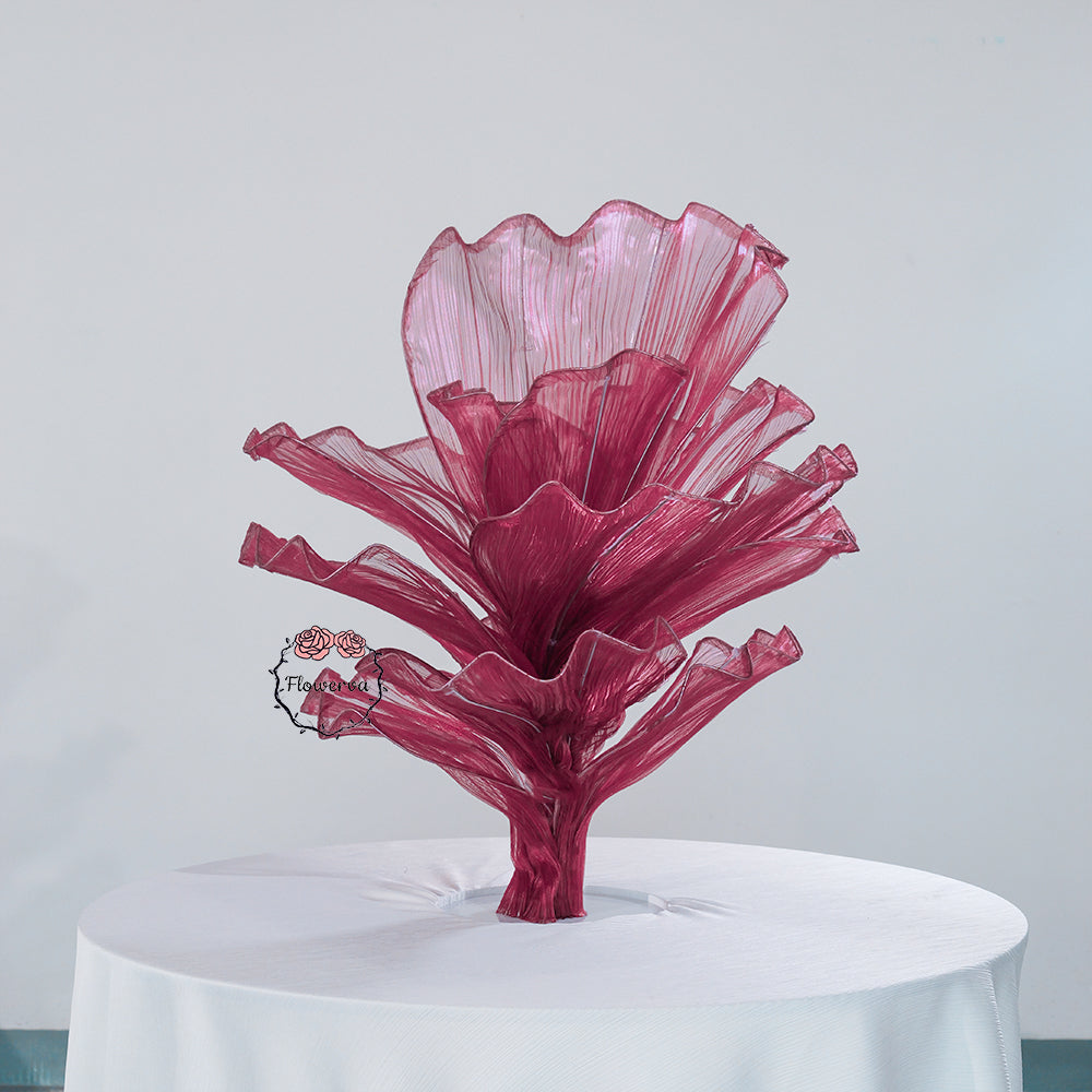 Flowerva Height Fabric Table Flower Wedding Decor(Without Flowers)