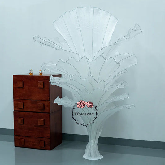 Flowerva Height Fabric Table Flower Wedding Decor(Without Flowers)