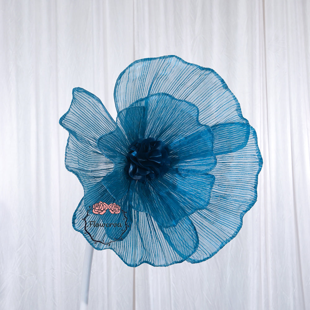 Flowerva Fabric Giant Flower Centerpiece Luxury Wedding & Event Decor