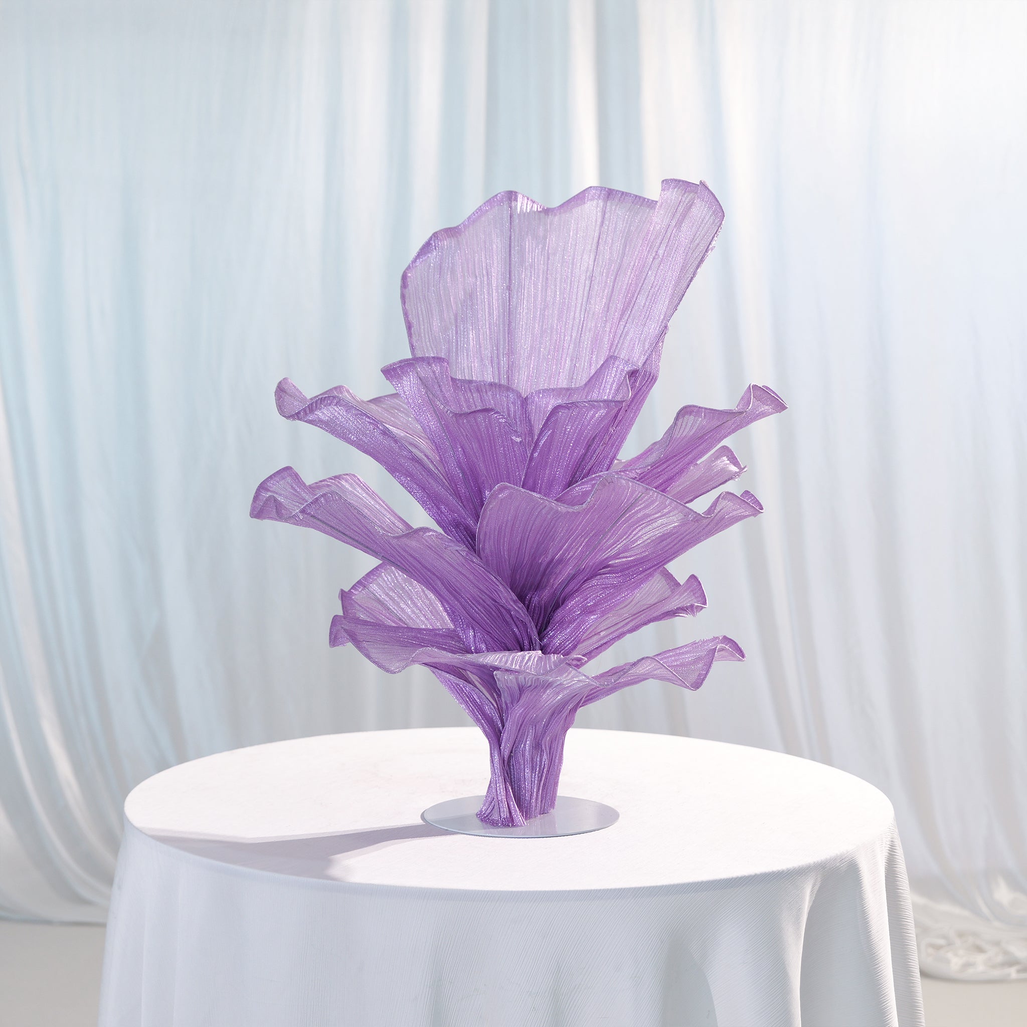 Flowerva Amethyst Wedding and Home Art Decoration Pearl Purple 60cm