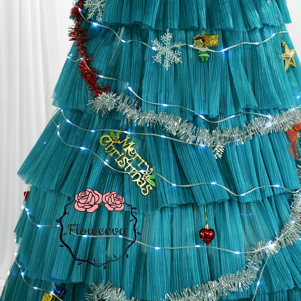 Flowerva "Frost Ballet" Art Christmas Tree Installation