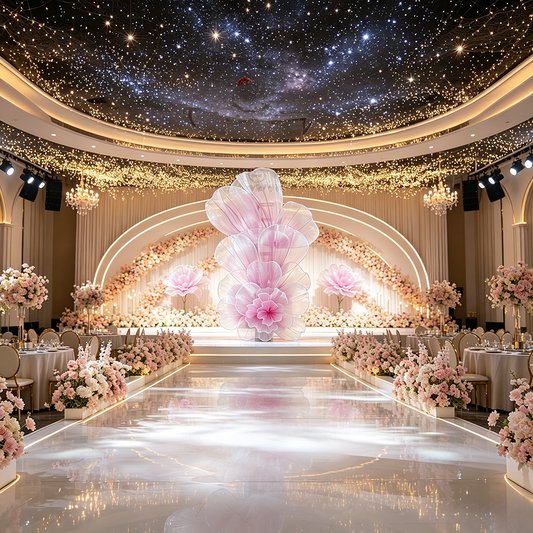 Flowerva Nebula Veil Bloom Wedding Decor