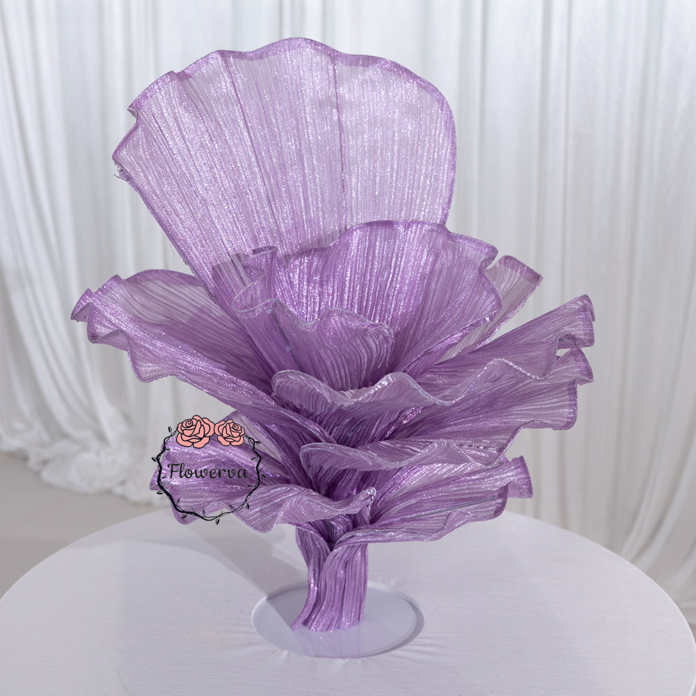 Flowerva Amethyst Wedding and Home Art Decoration Pearl Purple 60cm