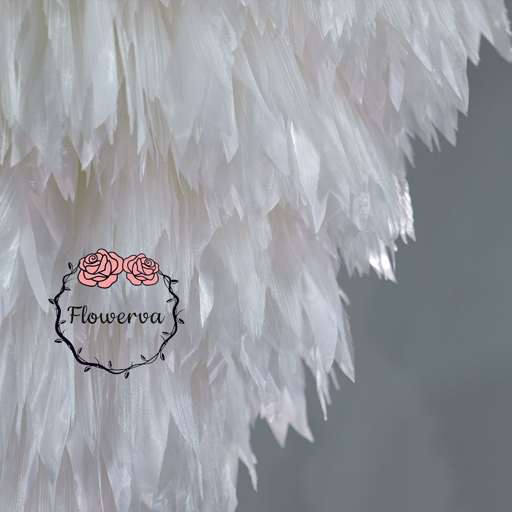 Flowerva Ethereal Feather Chandelier Wedding Decor