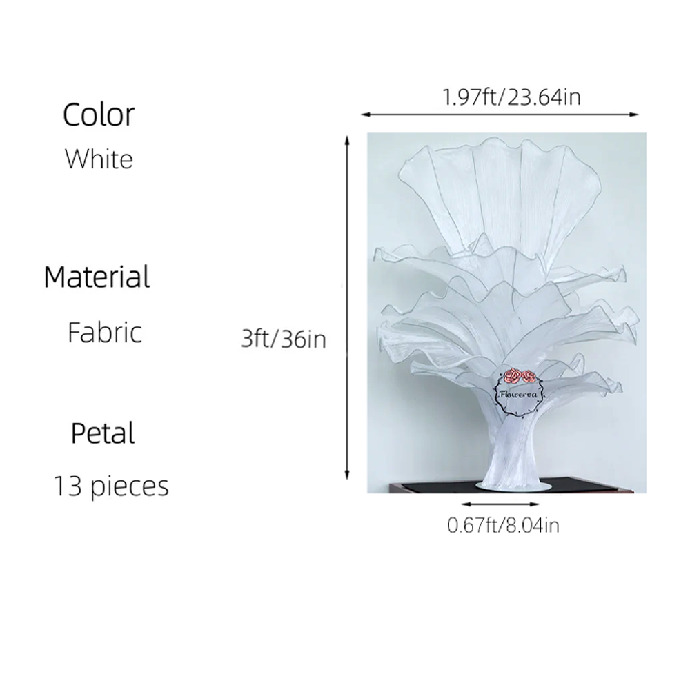 Flowerva Height Fabric Table Flower Christmas Decor (Including Hanging Decor)