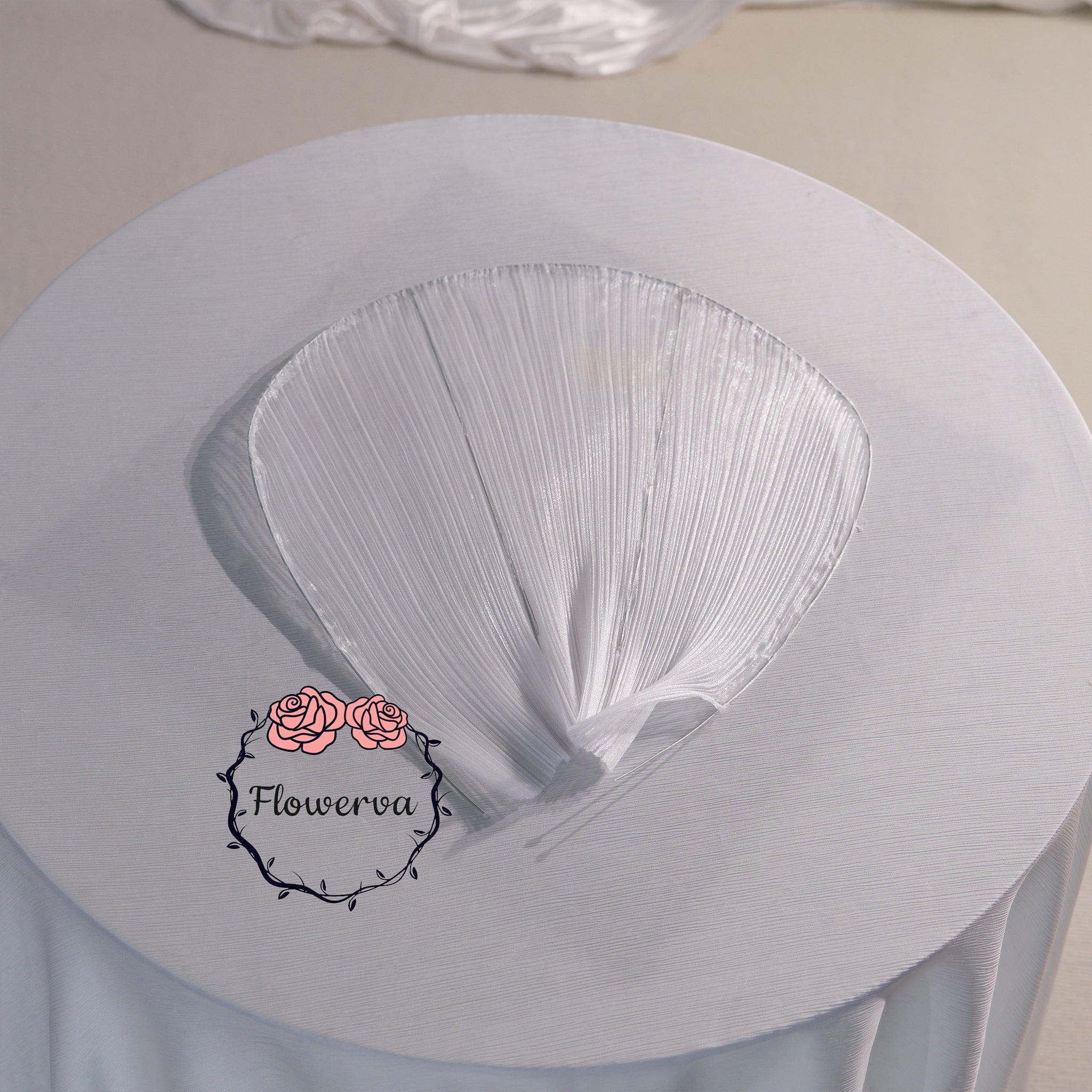 Flowerva Floral Accents Wedding & Home Decor White