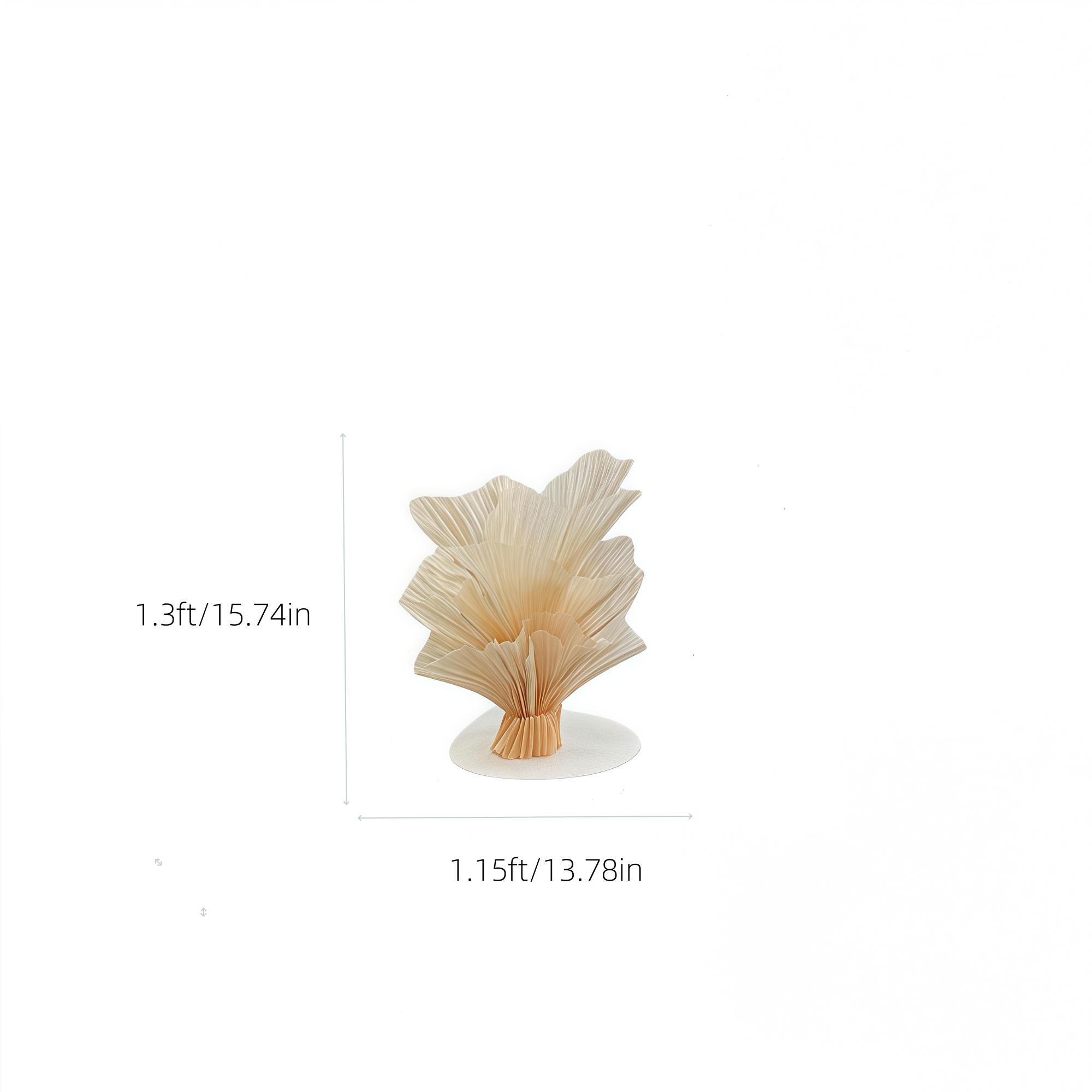 Flowerva "Romantic Light" Table Flower Wedding Decoration/Home Decor