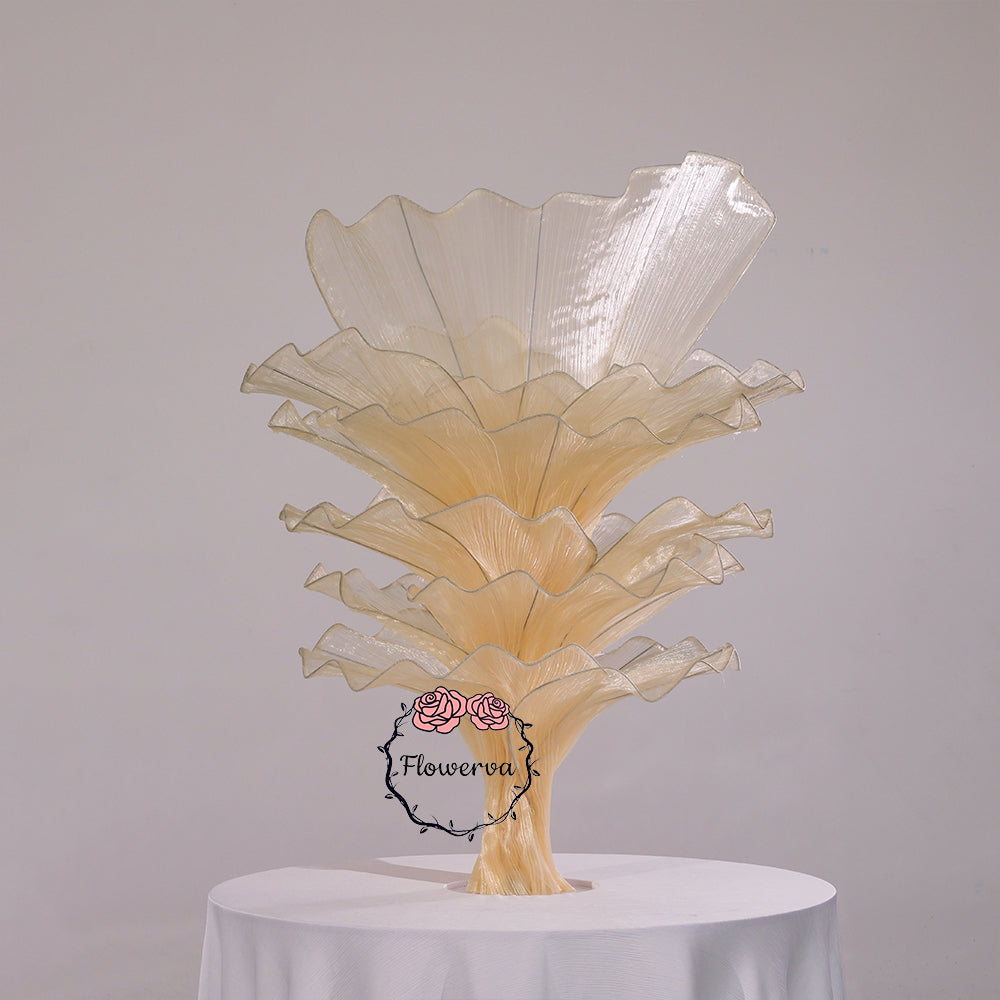 Flowerva Table Flower Wedding Decoration Yellow Skin 100cm