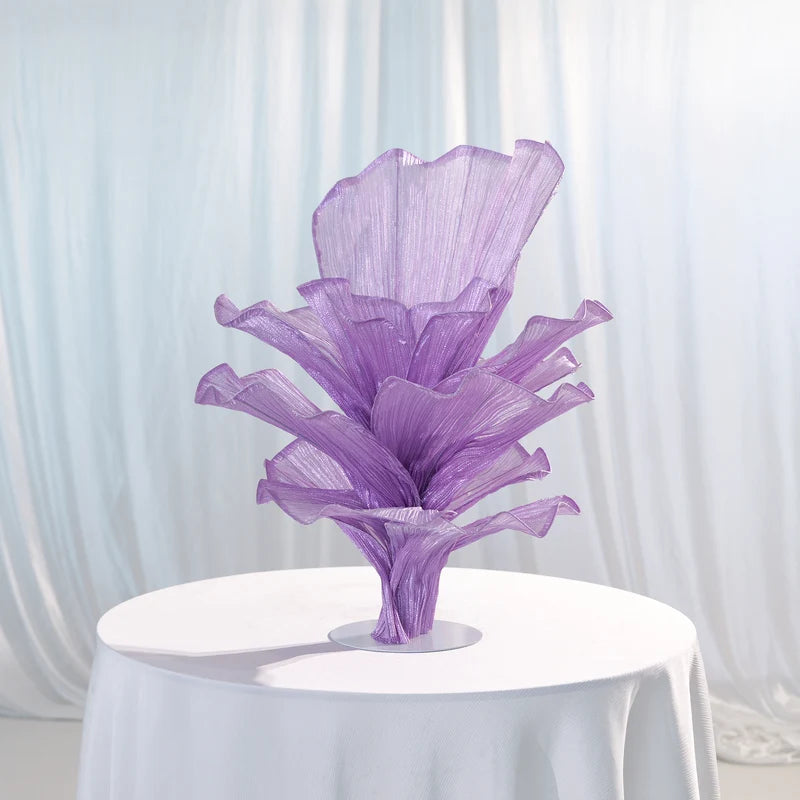 Flowerva Luxury Fabric Floral Centerpieces Handcrafted Wedding & Event Decor