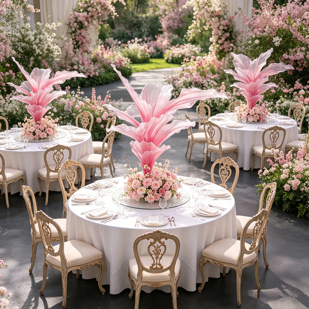 Flowerva Gradient Rose Table Flower Wedding Decoration 3.0 Upgraded Version