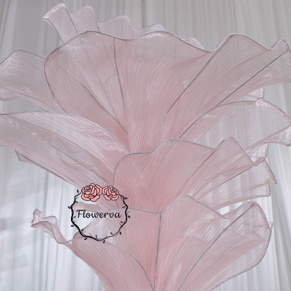 Flowerva Height Fabric Table Flower Wedding Decor(Without Flowers)