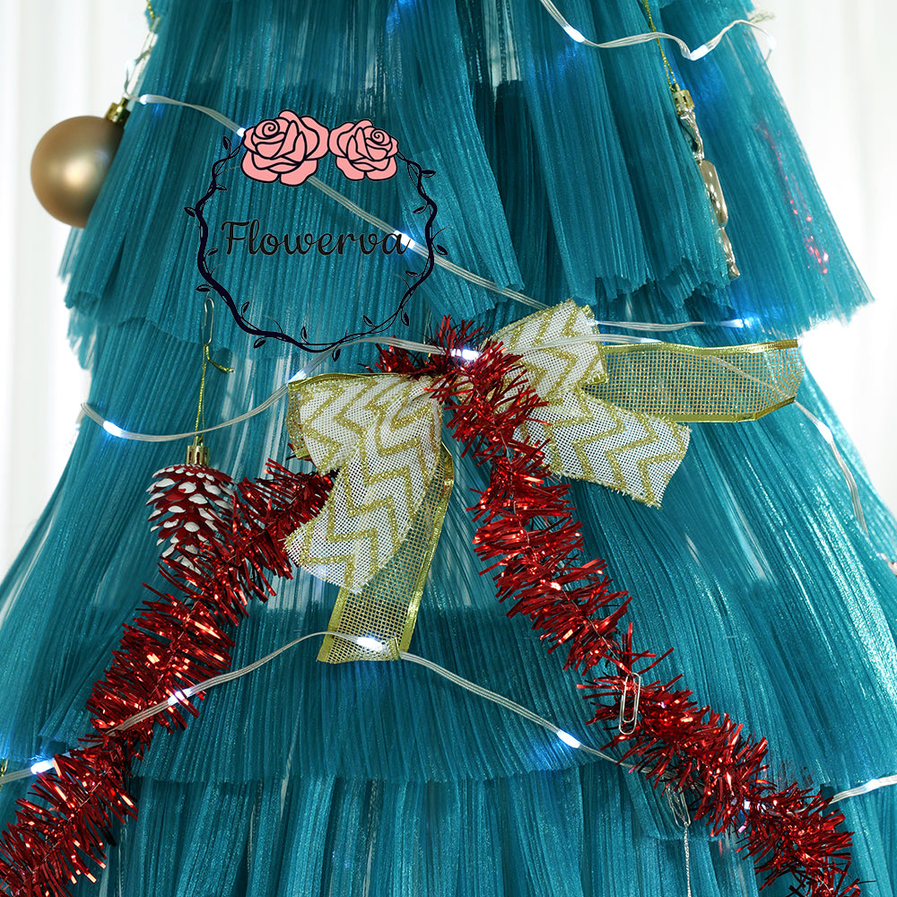 Flowerva "Frost Ballet" Art Christmas Tree Installation