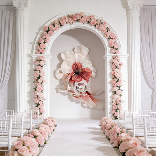 Flowerva Giant Dunhuang Flying Apsaras Flower Shape Party & Wedding Event Decor