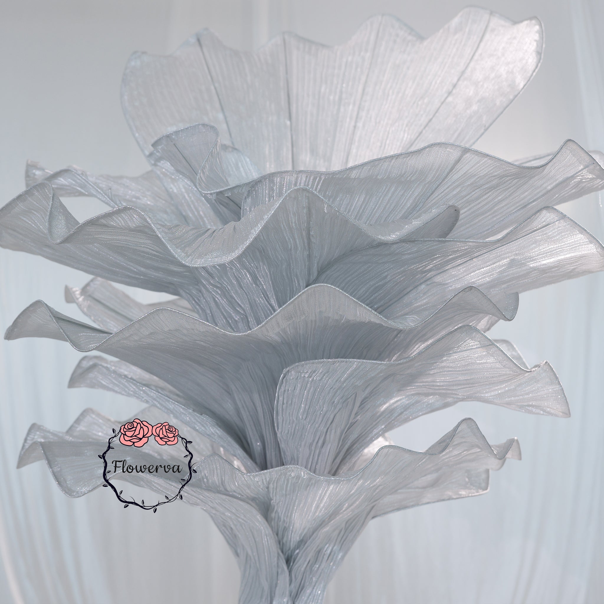 Flowerva "Glacier Flower" Luxury Wedding and Home Art Decoration