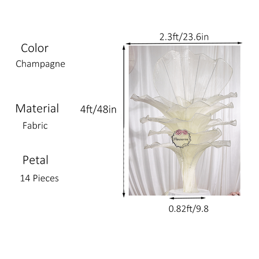 Clearance Flash Sale | Flowerva Height Fabric Table Flower 4ft