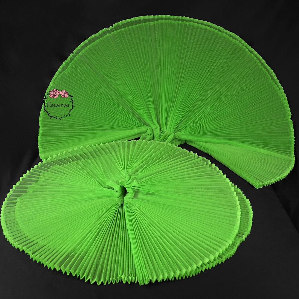 36 Colors Options Great Pleated Organza Crinkle Fabric 6324