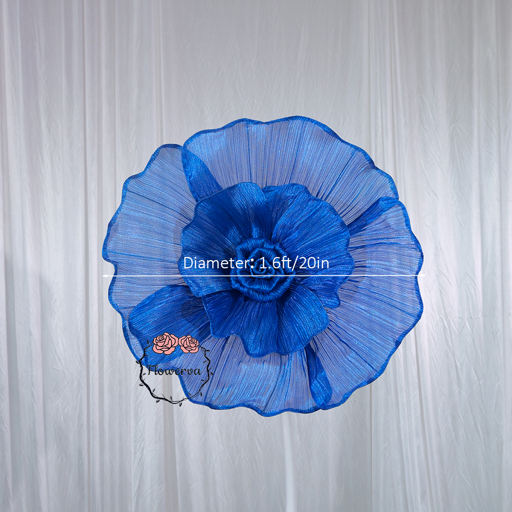 Flowerva Fabric Giant Flower Centerpiece Luxury Wedding & Event Decor