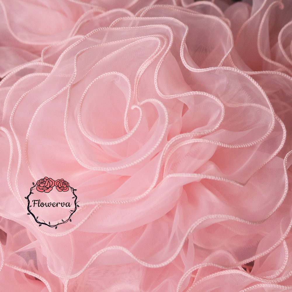 Flowerva Super Fluffy Organza Flower Wedding Decor
