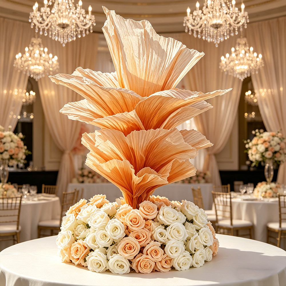Flowerva "Romantic Light" Table Flower Wedding Decoration/Home Decor
