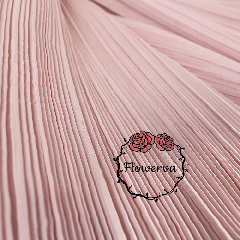 Flowerva Pleated Decor Printmaking Fabric