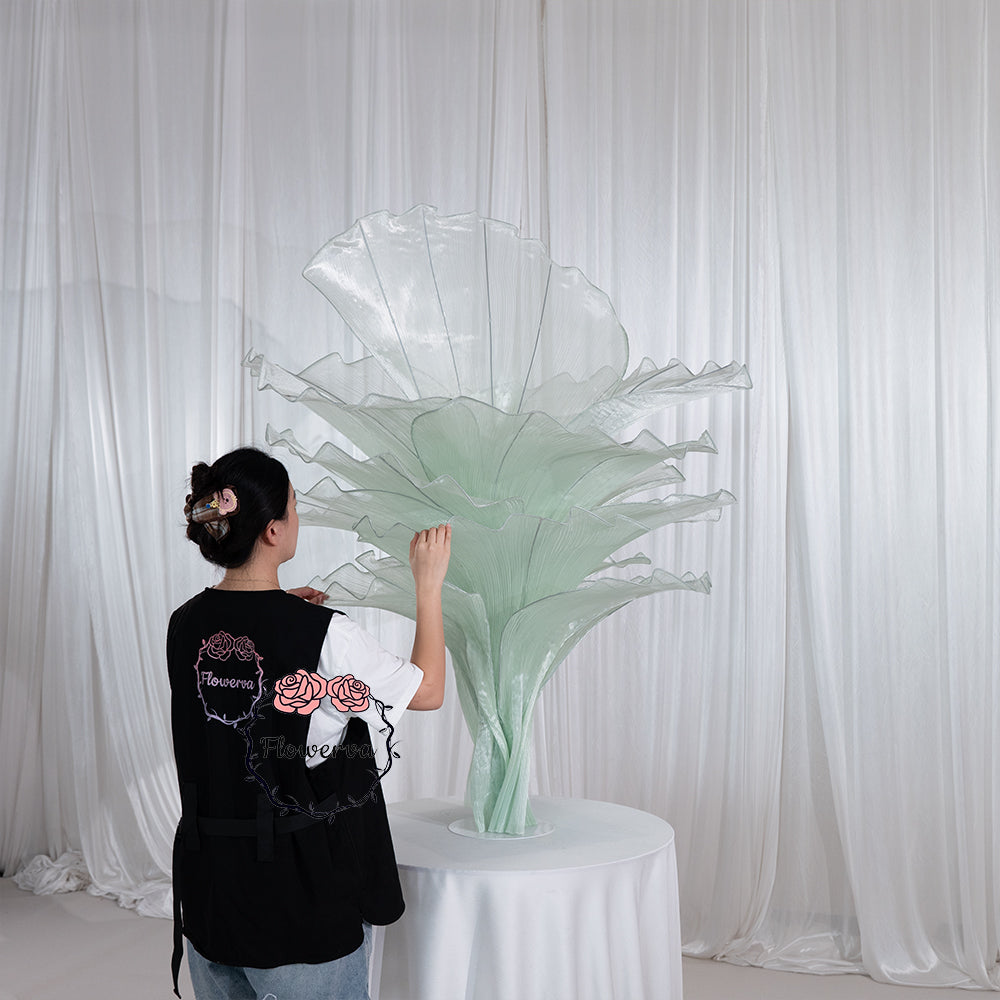 Flowerva Height Fabric Table Flower Wedding Decor(Without Flowers)
