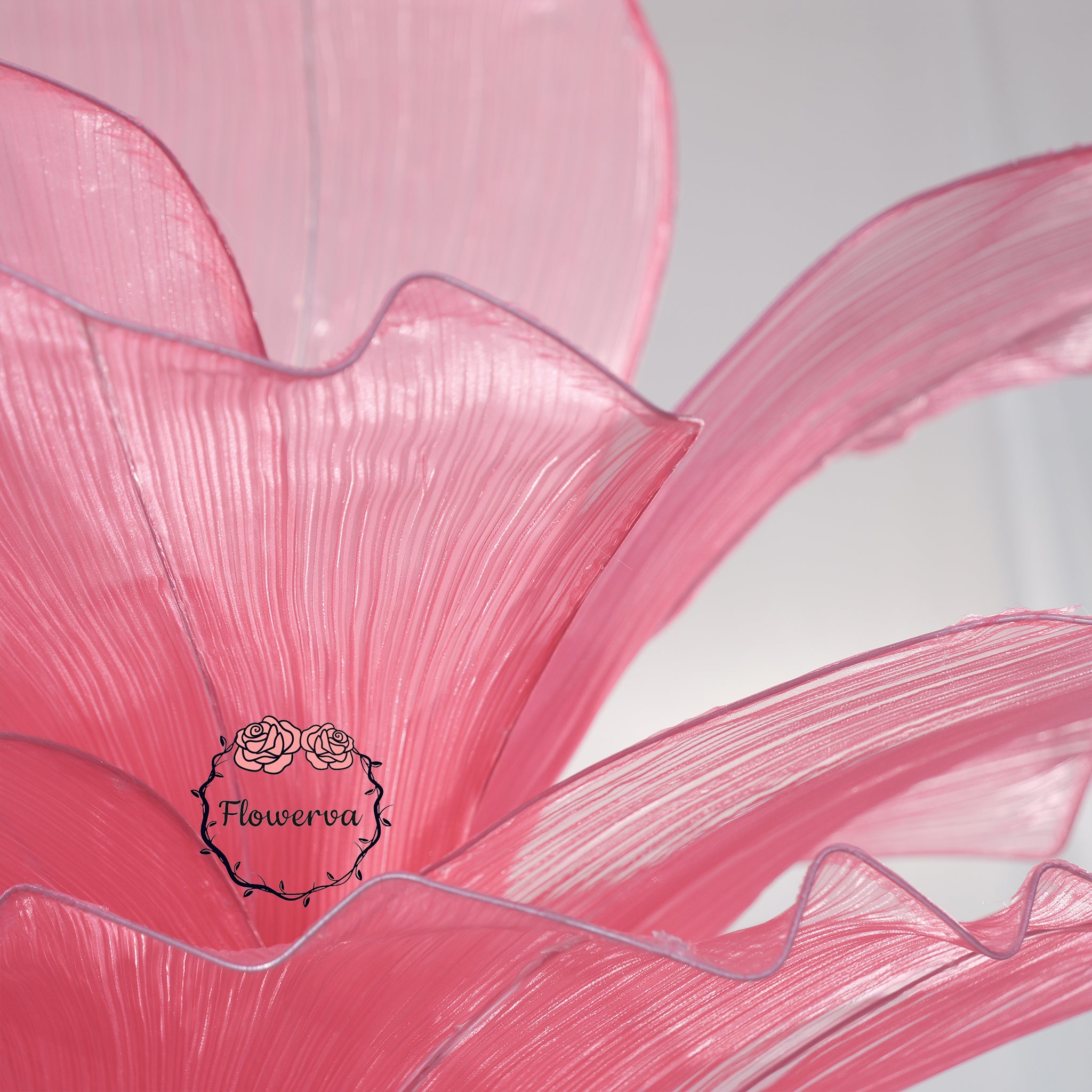 Flowerva Rose Red Table Flower Wedding Decoration (With Base)