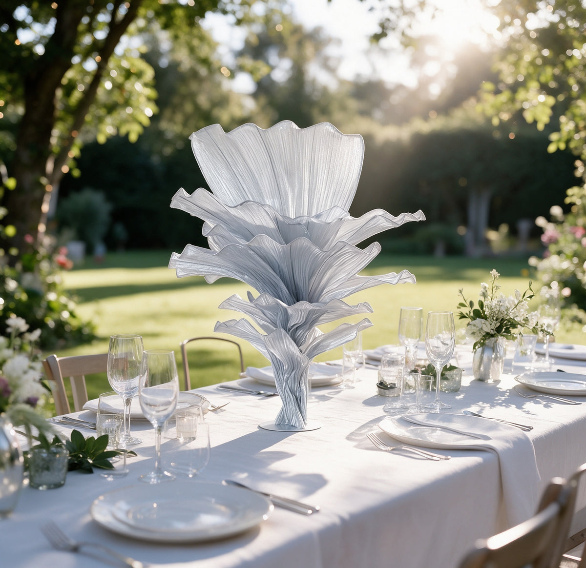 Flowerva "Glacier Flower" Luxury Wedding and Home Art Decoration