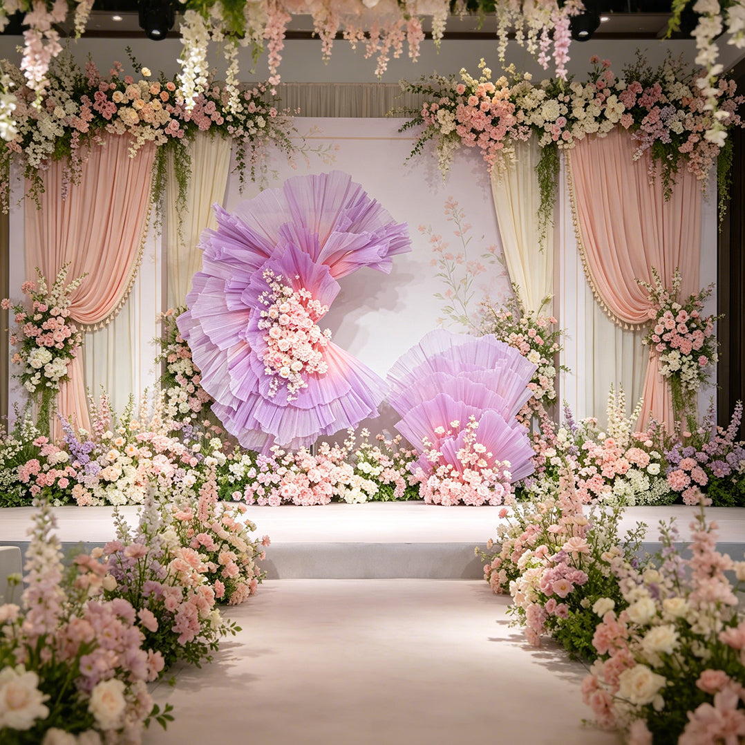 Flowerva "Love Blooms Like Flowers" Dreamy Wedding Art Installation