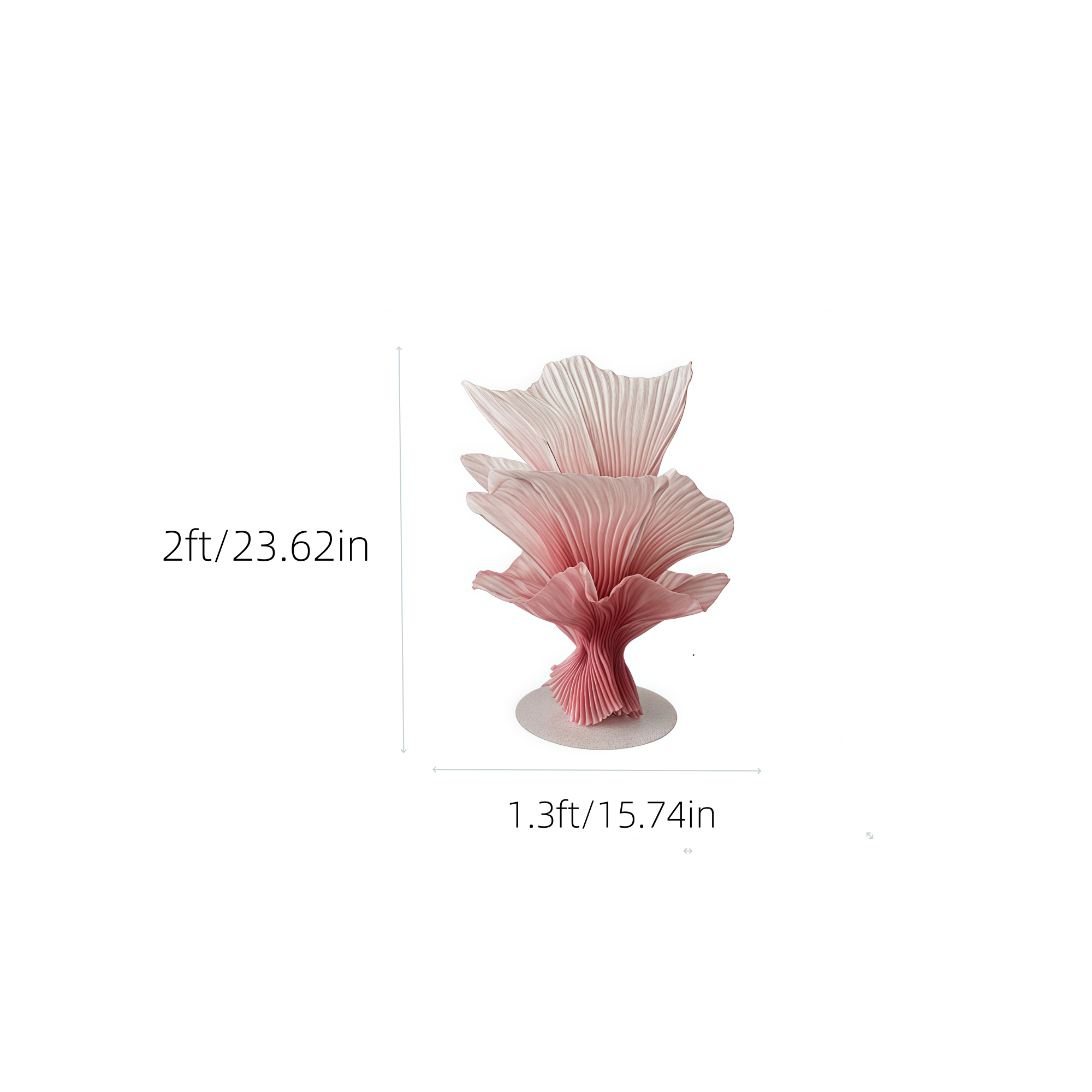 Flowerva "Romantic Light" Table Flower Wedding Decoration/Home Decor