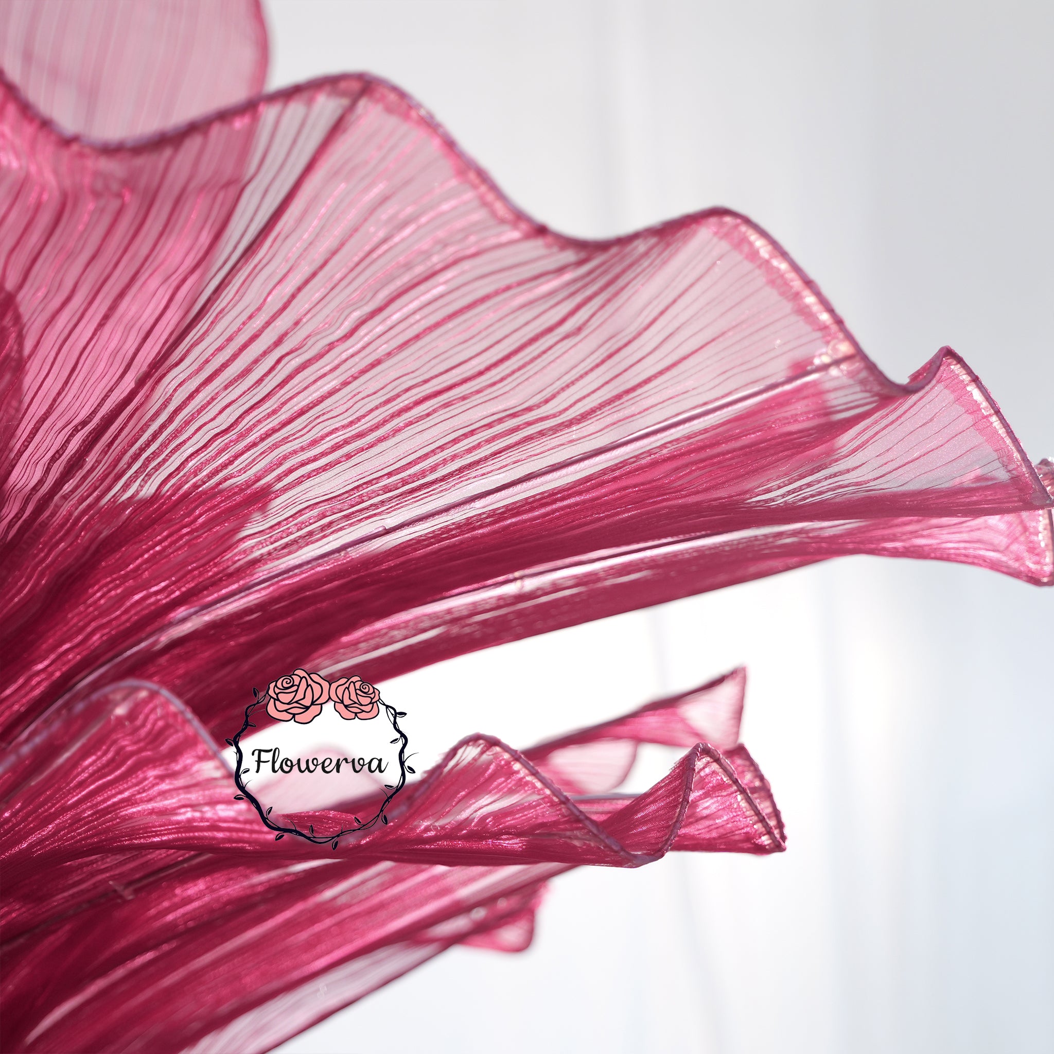 Flowerva Table Flower Wedding Decoration Wine red 150cm