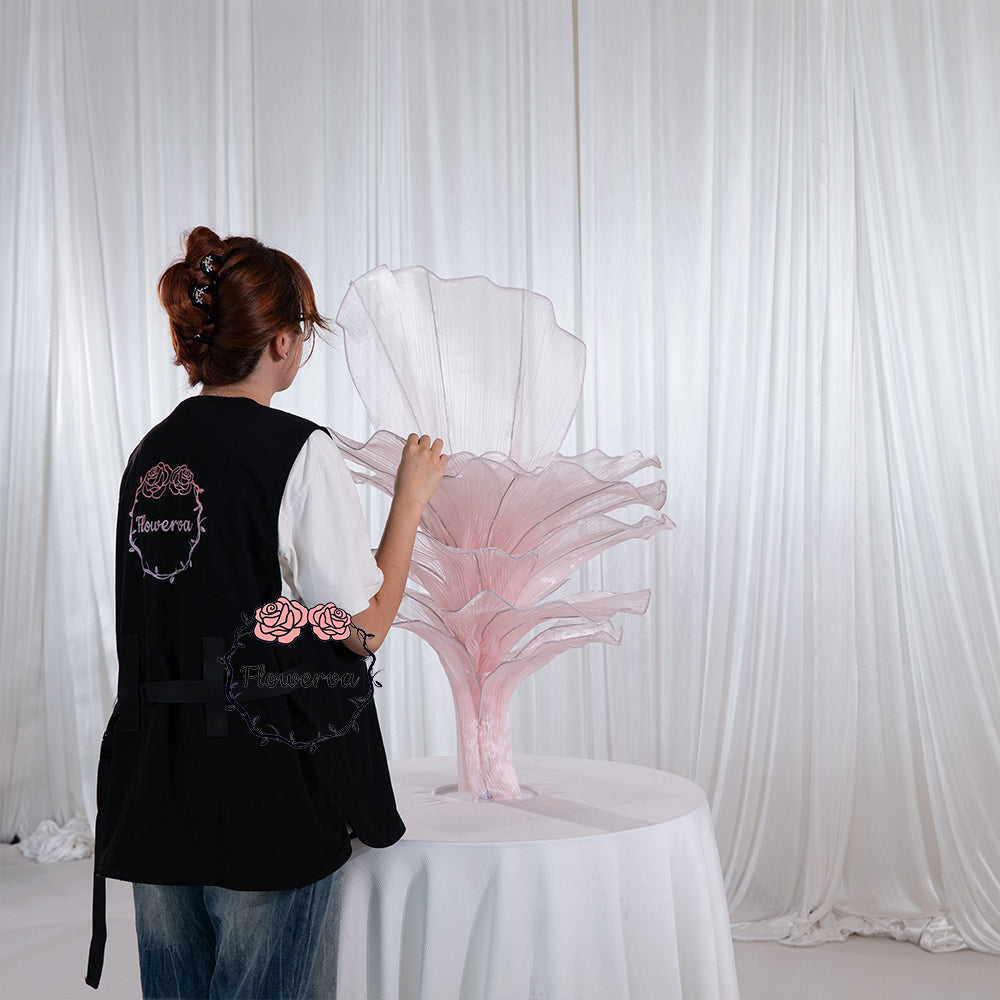 Flowerva Table Flower Wedding Decoration Light Pink 100cm
