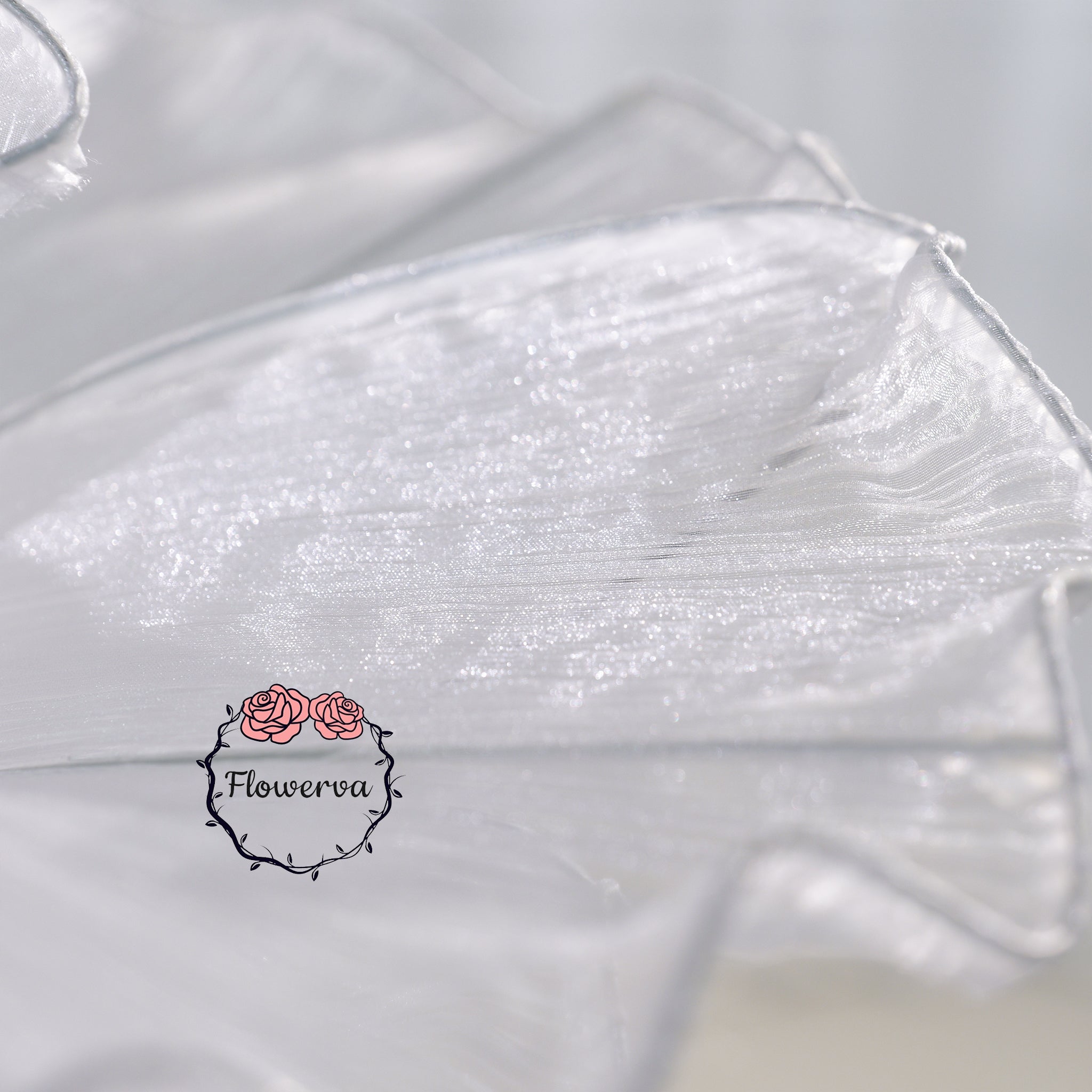 Flowerva Pure White Artistic Wedding Table Decorations
