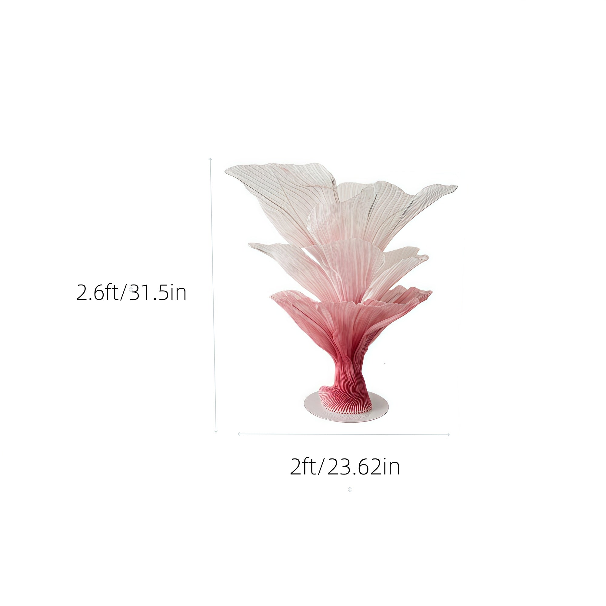 Flowerva "Romantic Light" Table Flower Wedding Decoration/Home Decor