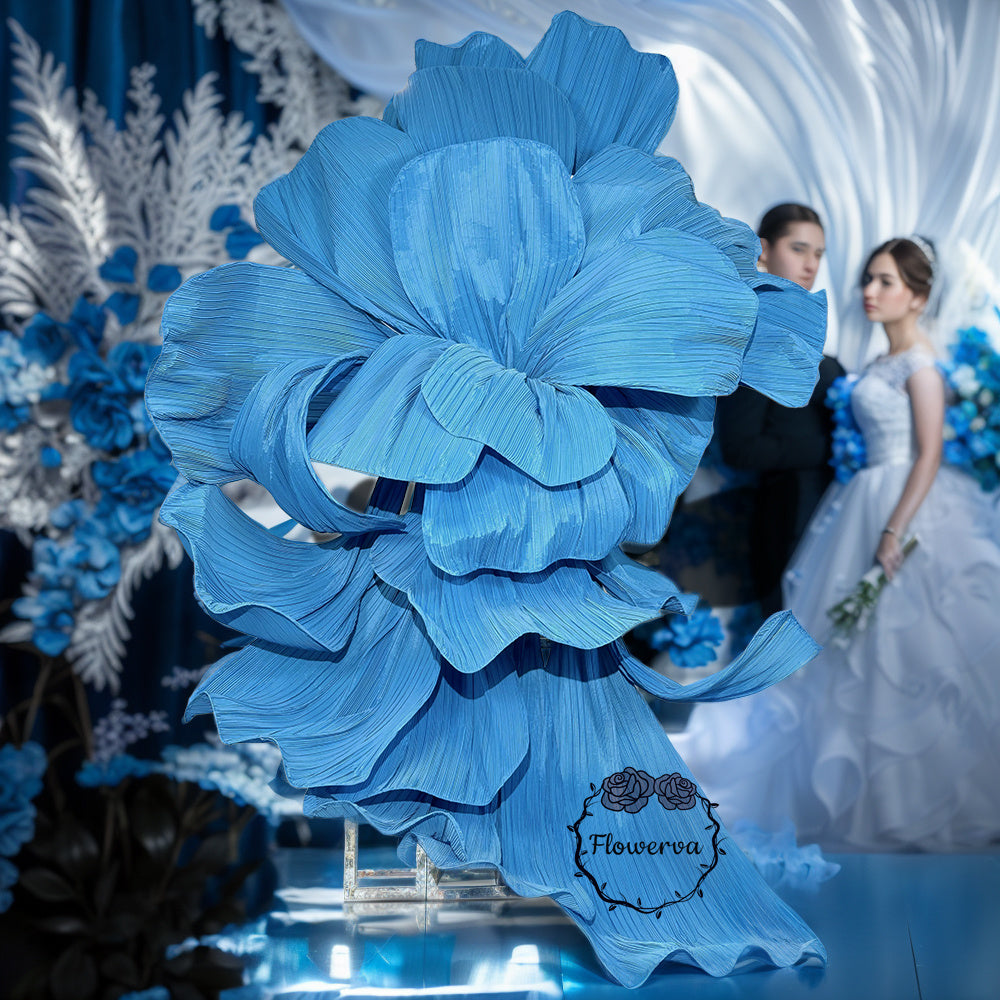 Flowerva Giant Blue Flying Sky Flower Shape Event Decor