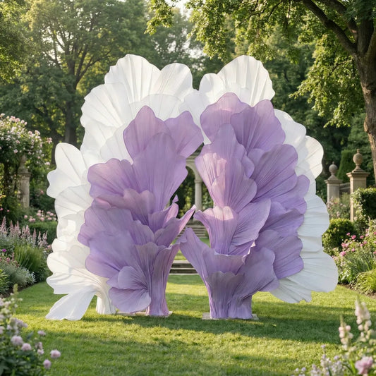 Flowerva Radiant Petal Sculpture Wedding Decor (Excluding Shelves)