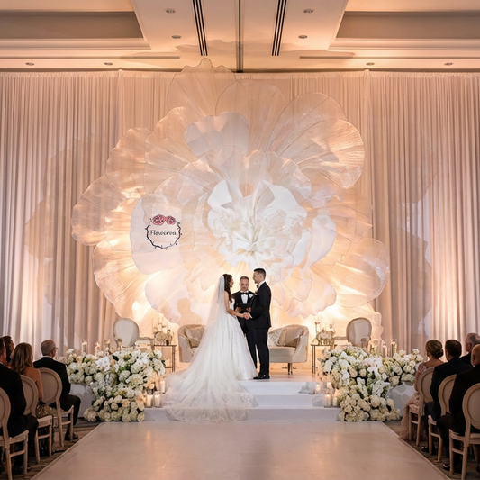 Flowerva Luminous Cloud Bloom Statement Decor