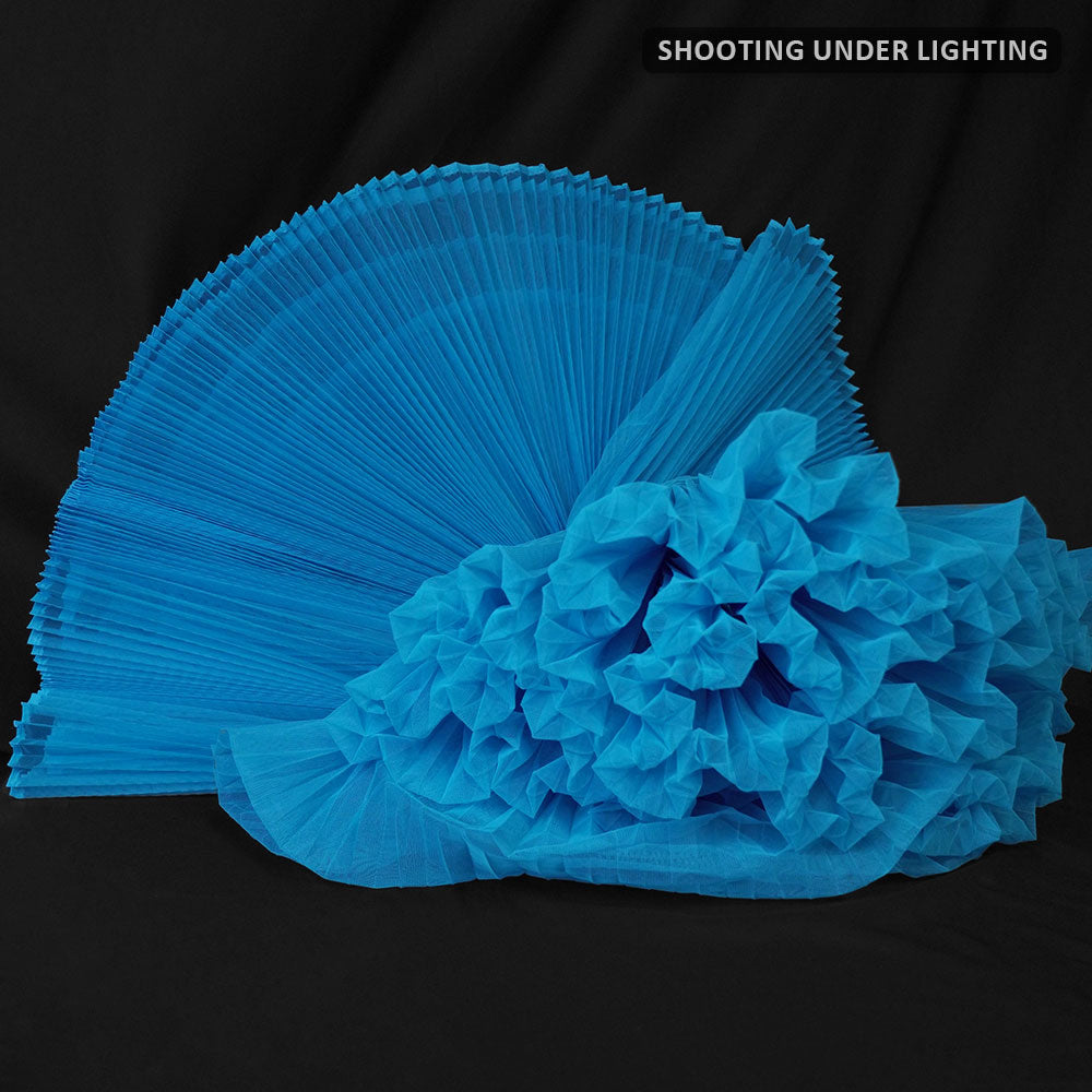 Blue Enchantress Pleated Fabric Bouquet