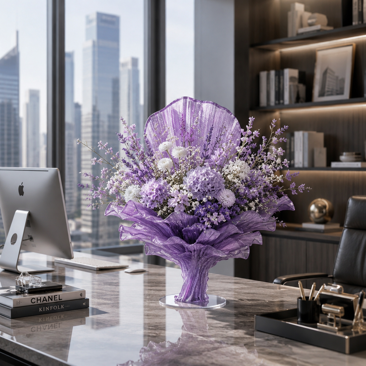 Flowerva Signature Sculptural Table Flower Ceremony Decor