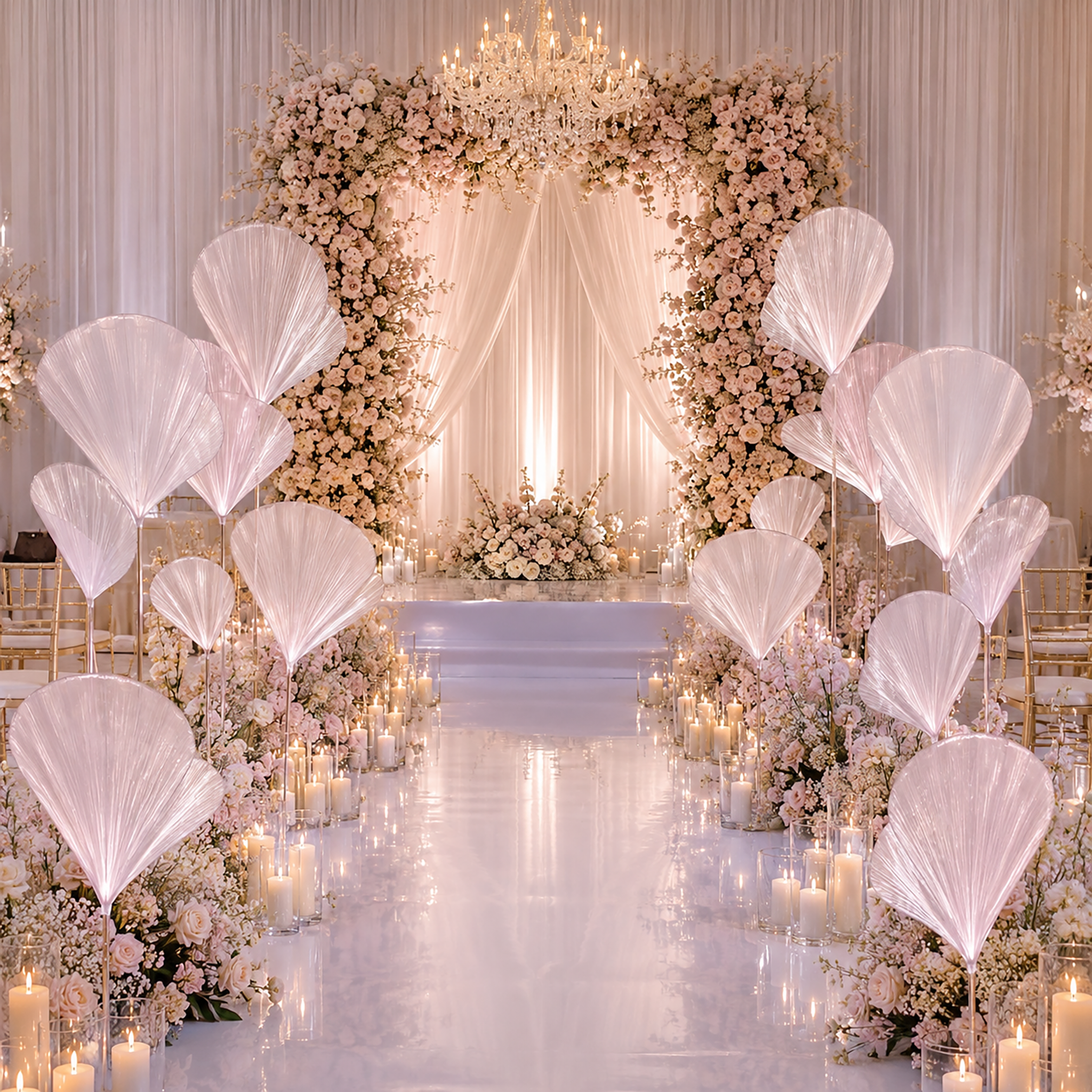 Flowerva Floral Accents Wedding & Home Decor Light Pink