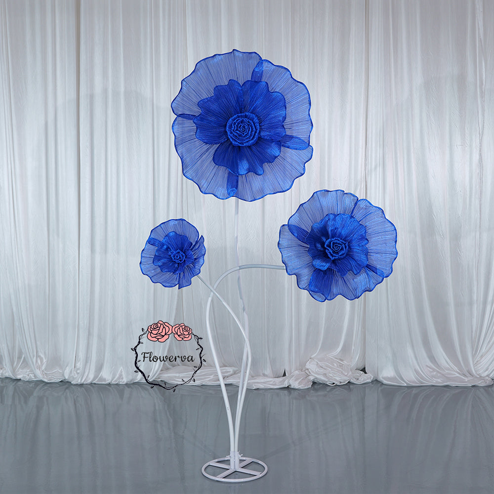 Flowerva Fabric Giant Flower Centerpiece Luxury Wedding & Event Decor