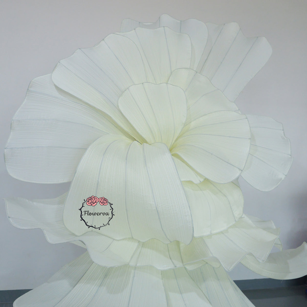 Flowerva Giant Ivory Flowing Flying Sky Event Decor