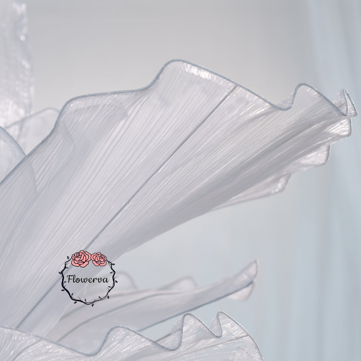 Flowerva Artistic Wedding Table Decorations Pure White