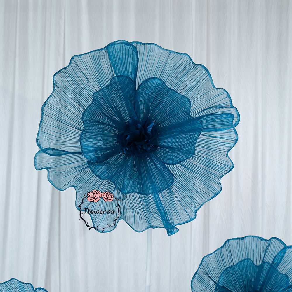 Flowerva Fabric Giant Flower Centerpiece Luxury Wedding & Event Decor