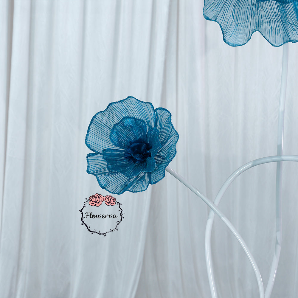 Flowerva Fabric Giant Flower Centerpiece Luxury Wedding & Event Decor