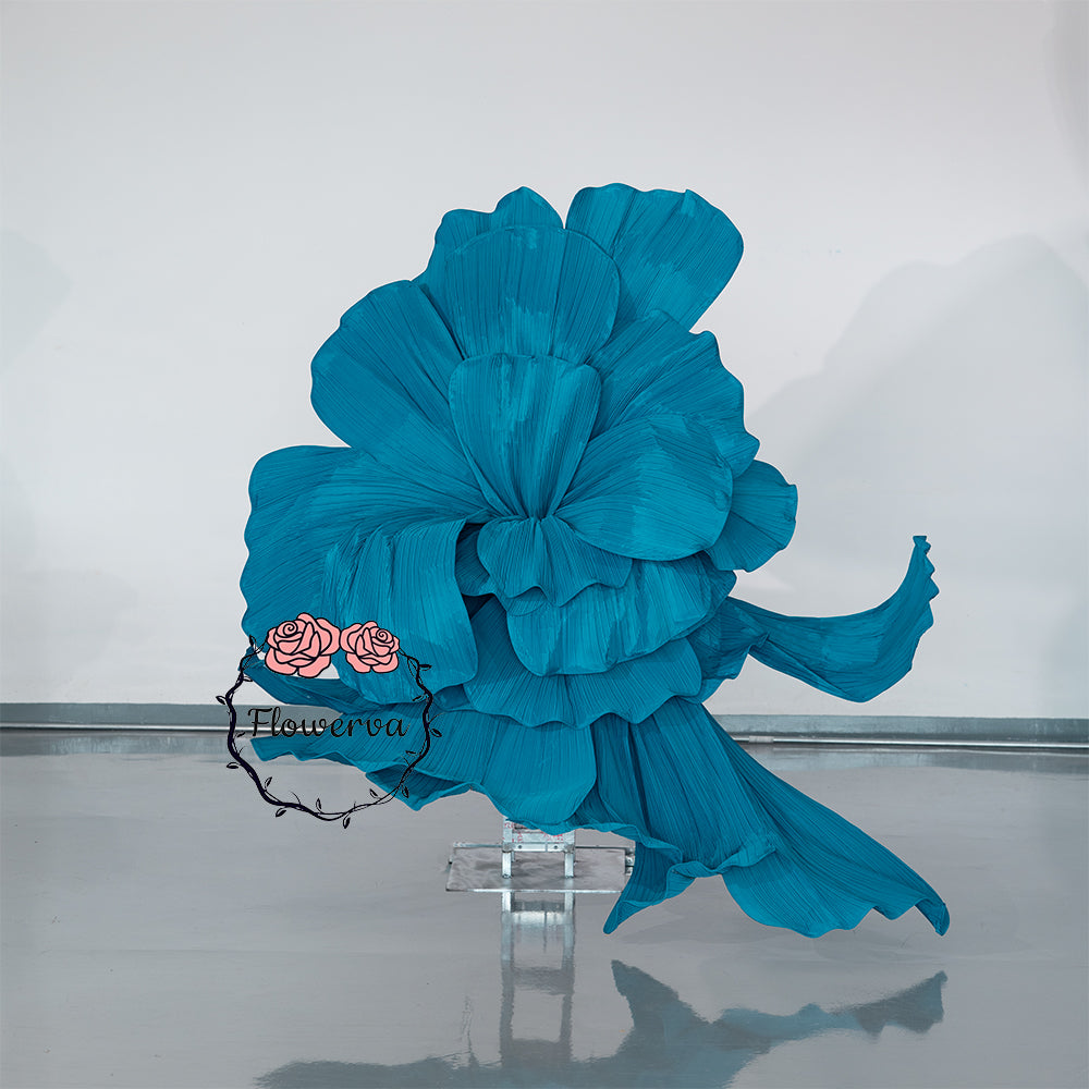 Flowerva Giant Blue Flying Sky Flower Shape Event Decor