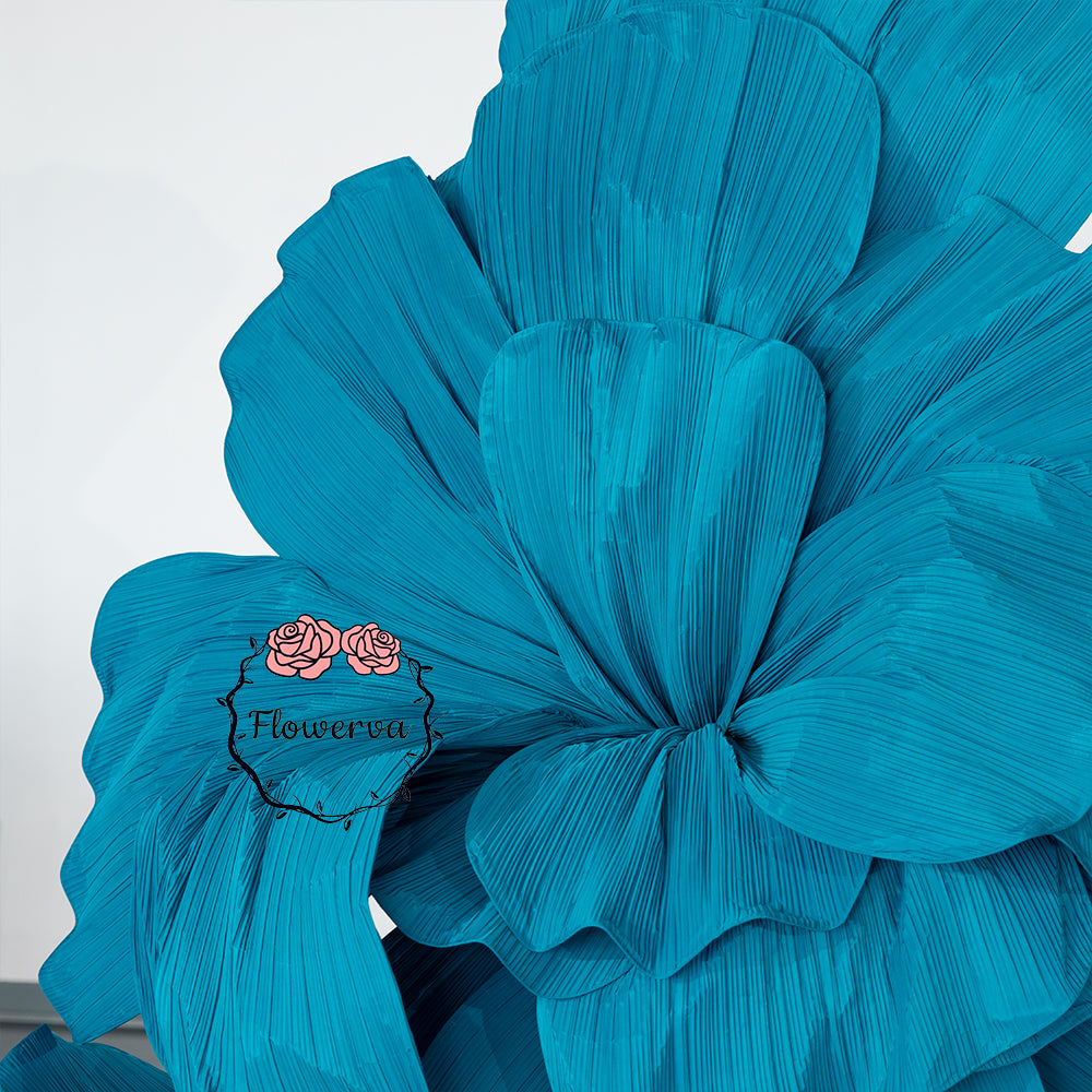 Flowerva Giant Blue Flying Sky Flower Shape Event Decor