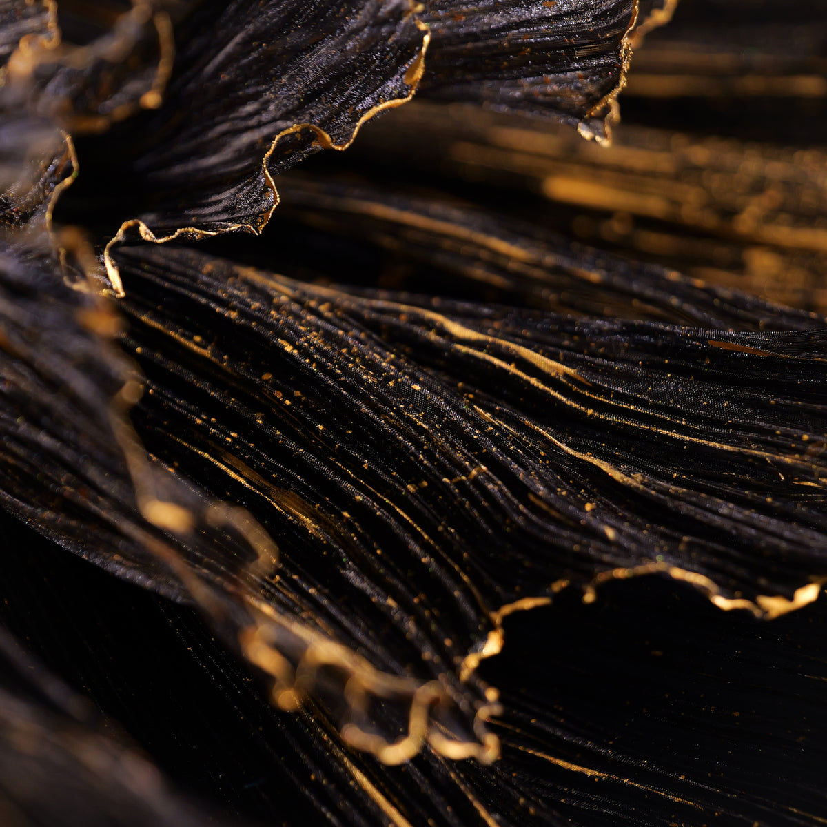 Flowerva Gilded Shadow Fabric Flower | Luxury Wedding Statement Floral & Event Decor