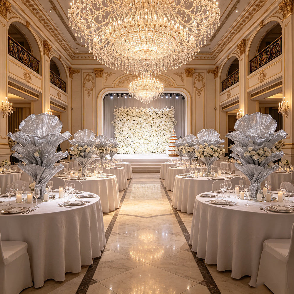 Flowerva "Glacier Flower" Luxury Wedding and Home Art Decoration